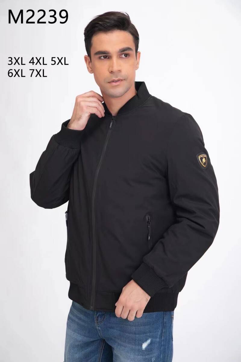 Kurtka męska cienka Roz 3XL-7XL, 1 Kolor Paczka 5 szt