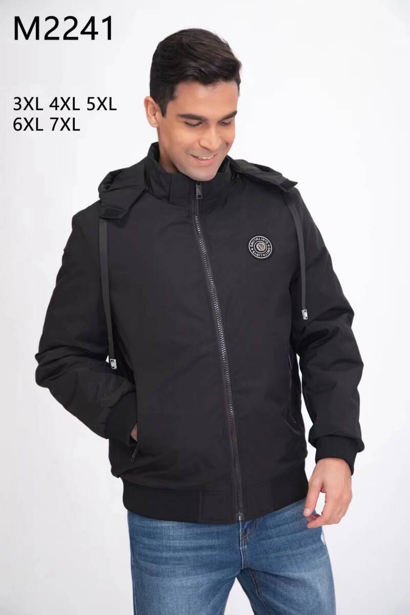 Kurtka męska cienka Roz 3XL-7XL, 1 Kolor Paczka 5 szt