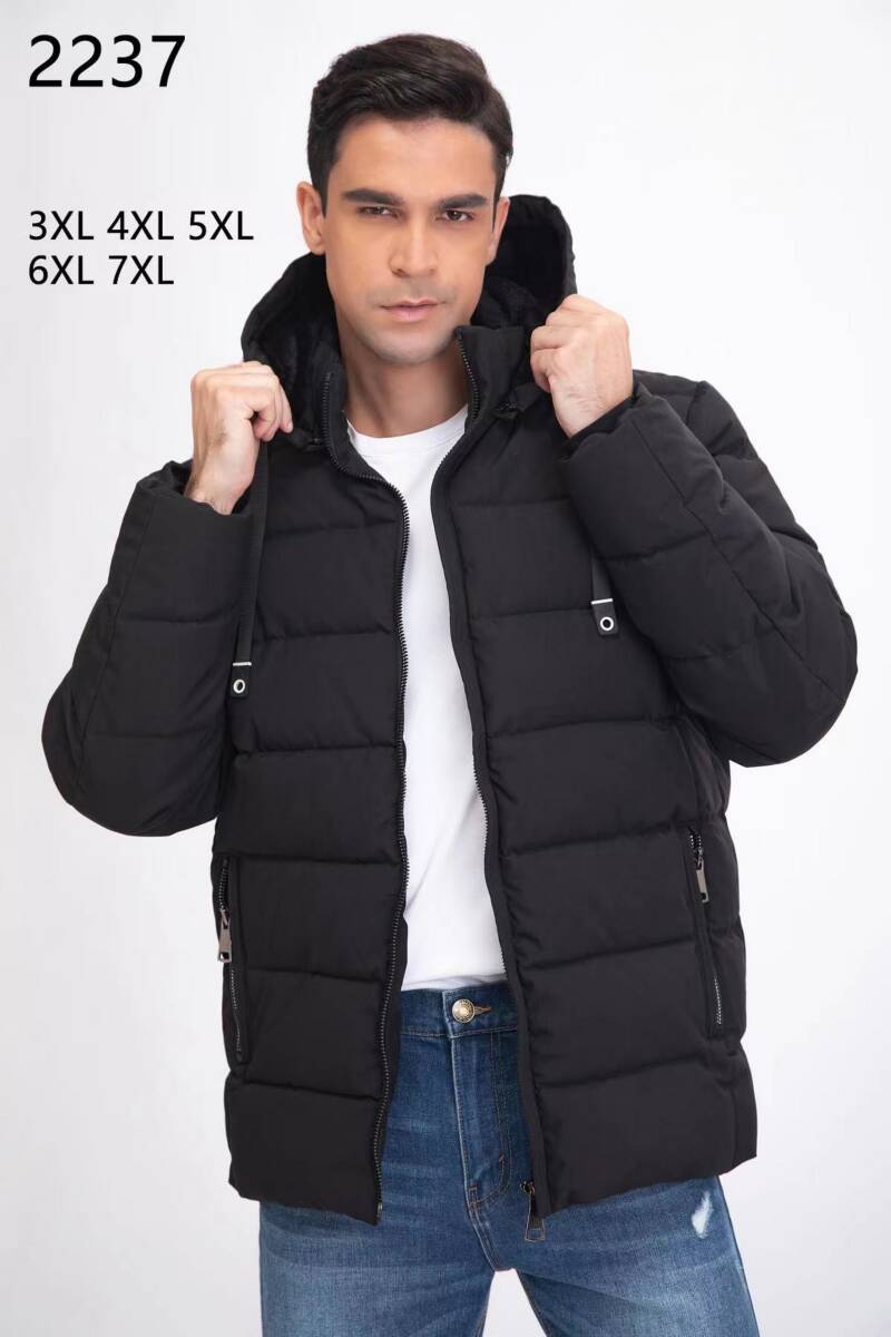 Kurtka męska zimowa Roz 3XL-7XL, 1 Kolor Paczka 5 szt