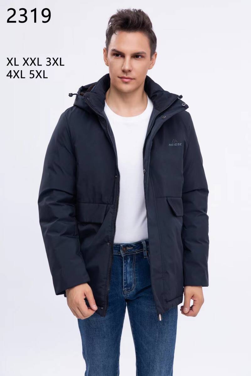 Kurtka męska cienka Roz XL-5XL, 1 Kolor Paczka 5 szt