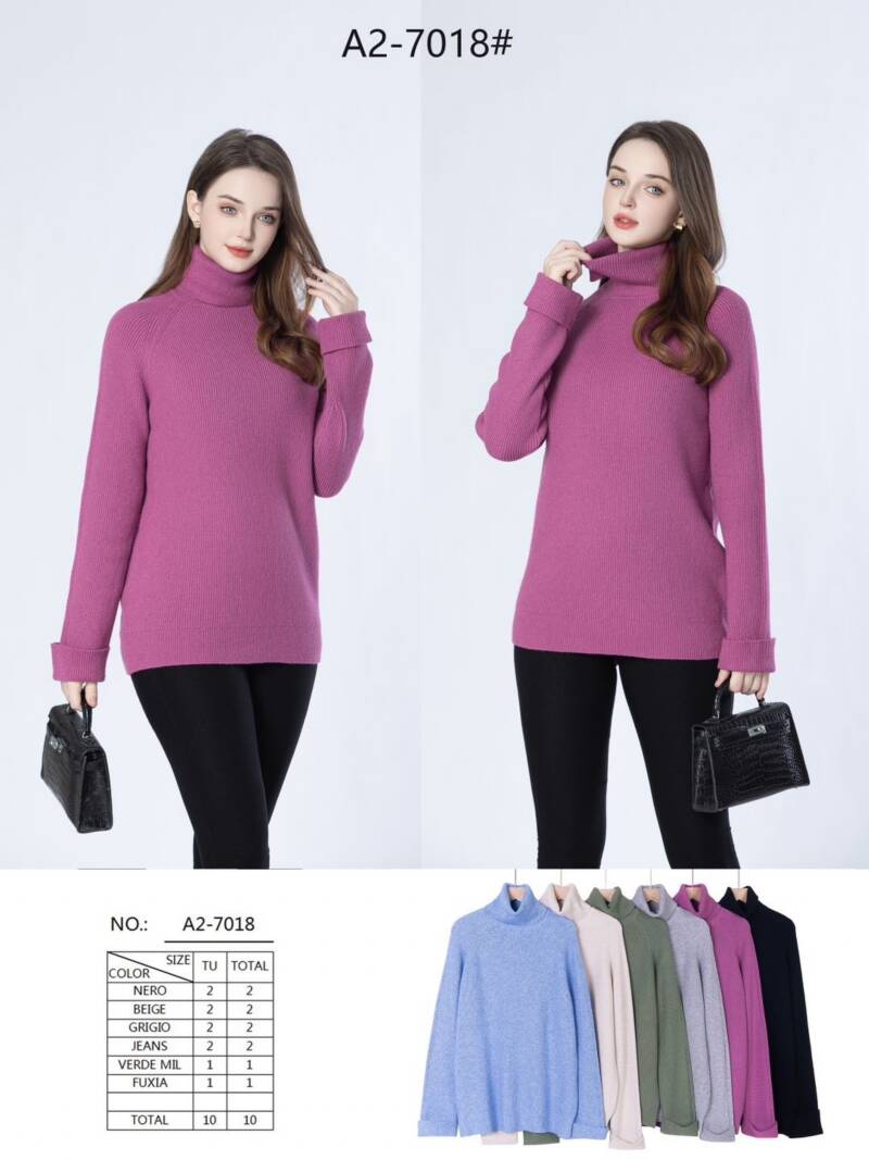 Swetry damskie Roz Standard, Mix Kolor Paczka 10 szt