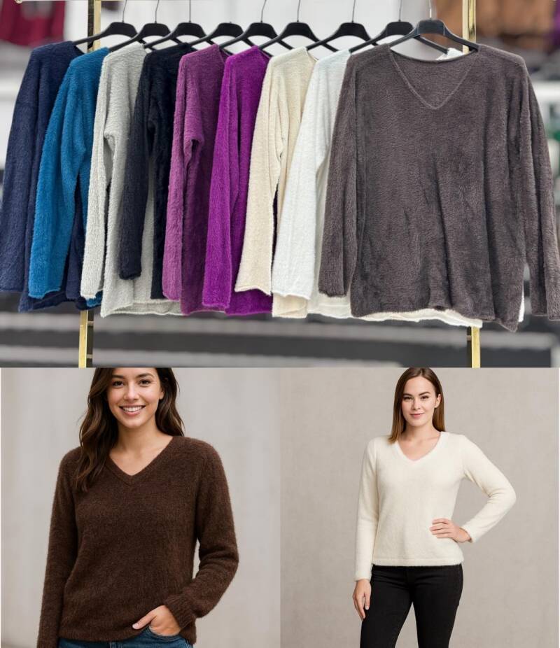 Swetry damskie (Włoskie produkt) Roz Standard, Mix Kolor Paczka 5 szt