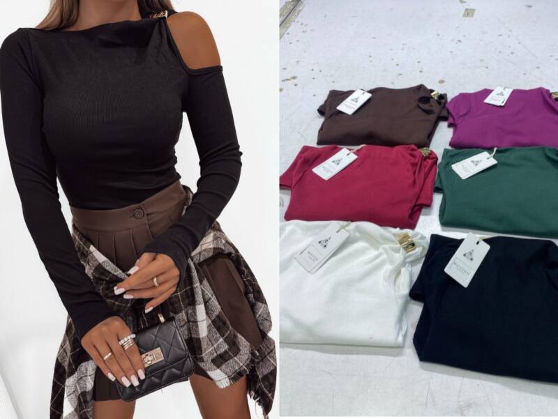 Bluzki damskie Roz Standard, Mix Kolor .Paczka 10 szt