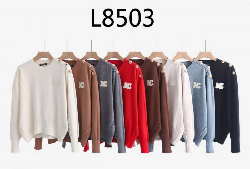 Swetry damskie Roz Standard, Mix Kolor Paczka 12 szt