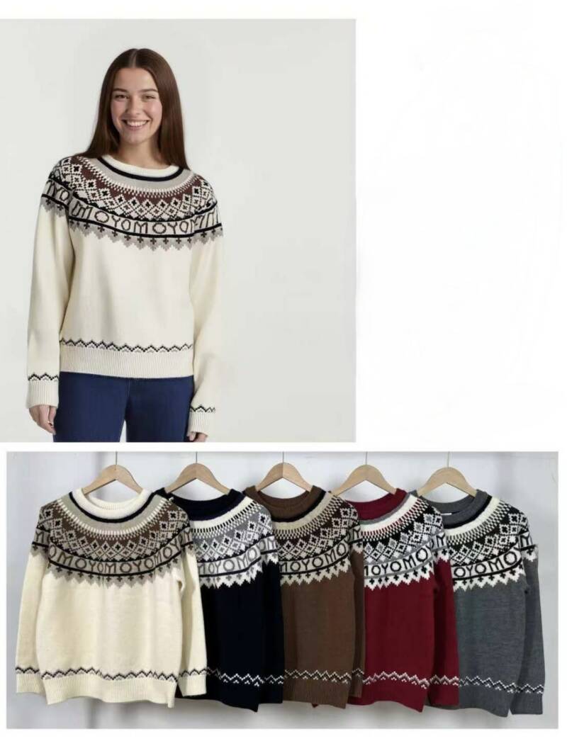 Swetry damskie Roz Standard, Mix Kolor Paczka 10 szt