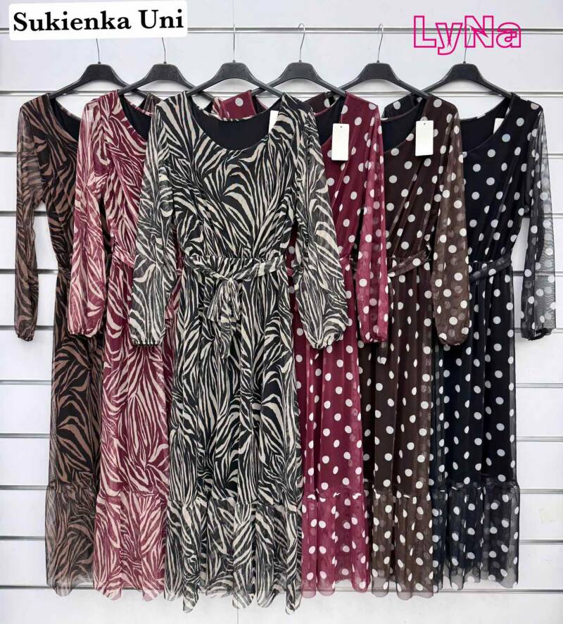 Sukienki damskie (Włoskie produkt) Roz Standard, Mix Kolor Paczka 5 szt