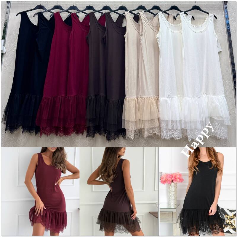 Sukienki damskie (Włoskie produkt) Roz Standard, Mix Kolor Paczka 5 szt