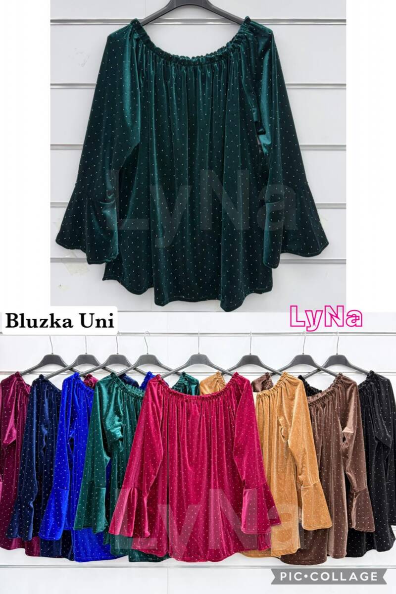 Bluzki damskie (Włoskie produkt) Roz Standard, Mix Kolor Paczka 5 szt