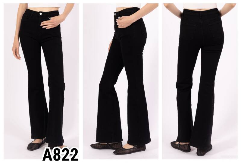 Spodnie damskie jeansy Roz XS-XL, 1 Kolor Paczka 10 szt