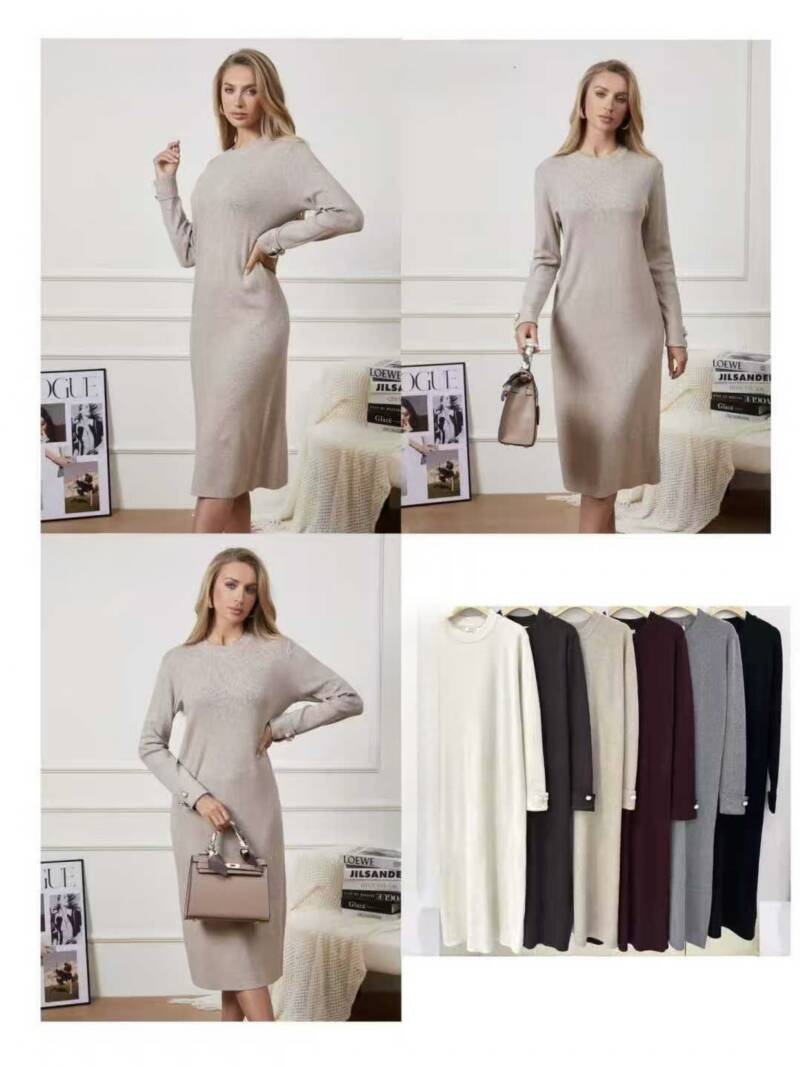 Sukienki damskie Roz Standard, Mix Kolor Paczka 8 szt