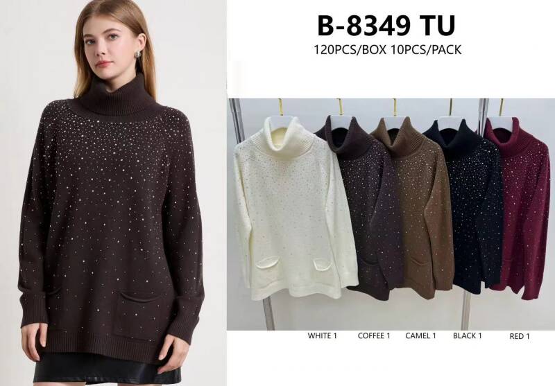 Swetry damskie (Polska produkt ) Roz Standard, 1 Kolor Paczka 5 szt