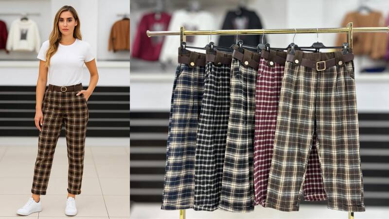  Spodnie damskie (Włoskie produkt) Roz Standard, Mix Kolor Paczka 5 szt