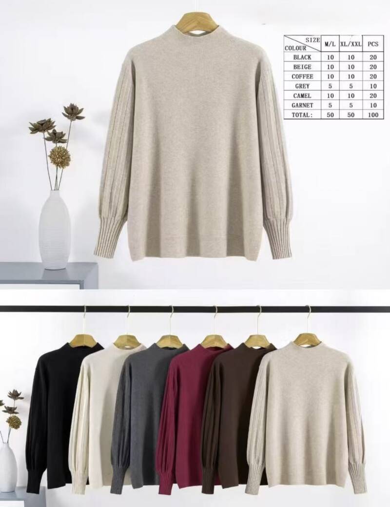 Swetry damskie Roz M/L-XL-2XL, Mix Kolor Paczka 10 szt