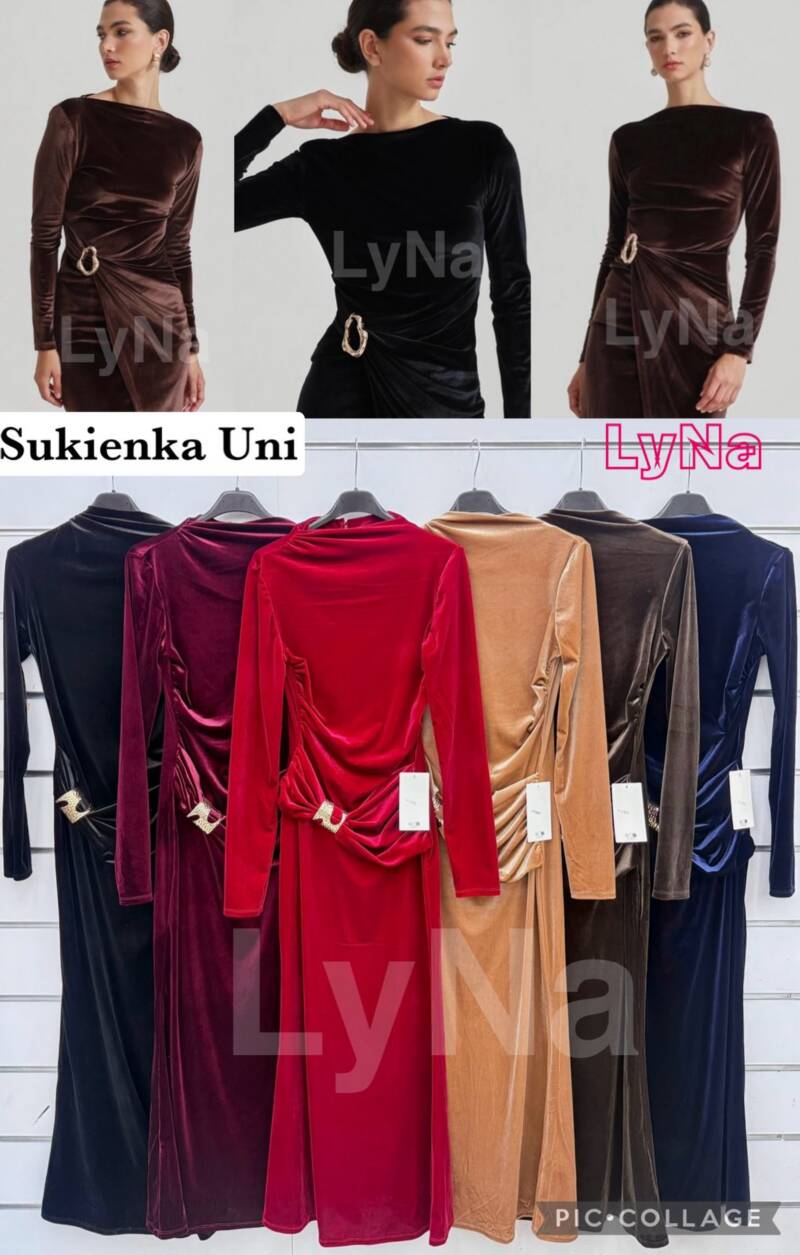 Sukienki damskie (Włoskie produkt) Roz Standard, Mix Kolor Paczka 5 szt