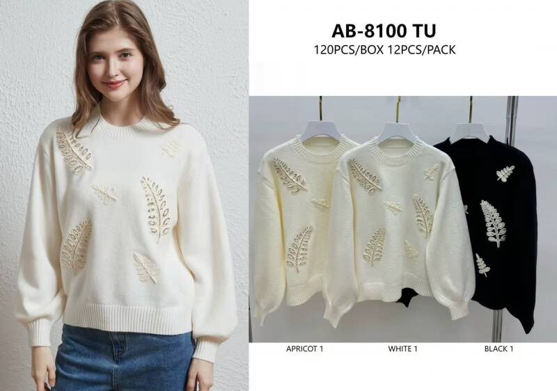 Swetry damskie Roz Standard, Mix Kolor Paczka 3 szt