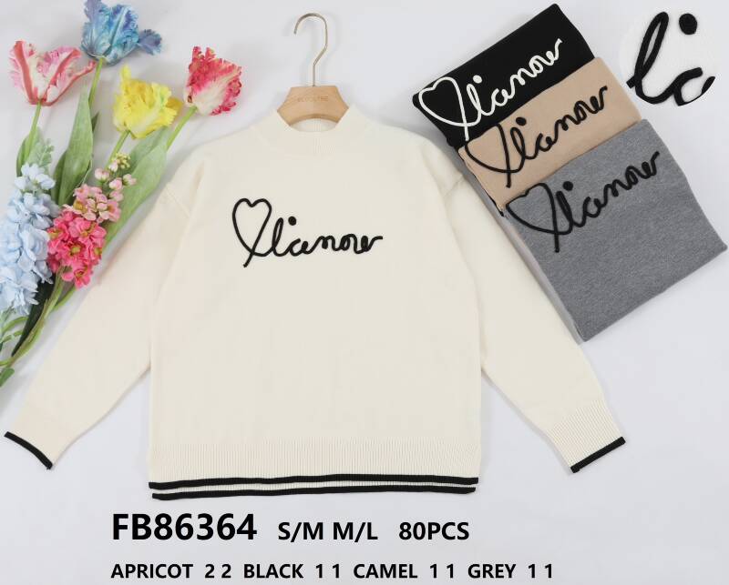 Swetry damska (Francja produkt) Roz S/M-M/L, Mix Kolor .Paczka 10 szt