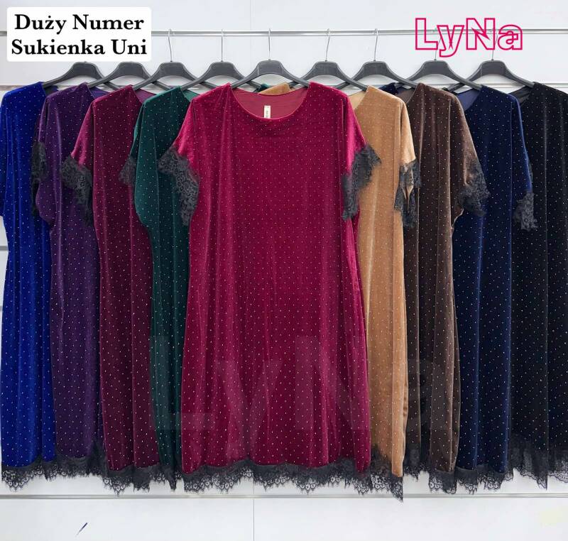 Sukienki damskie (Włoskie produkt) Roz Standard, Mix Kolor Paczka 5 szt