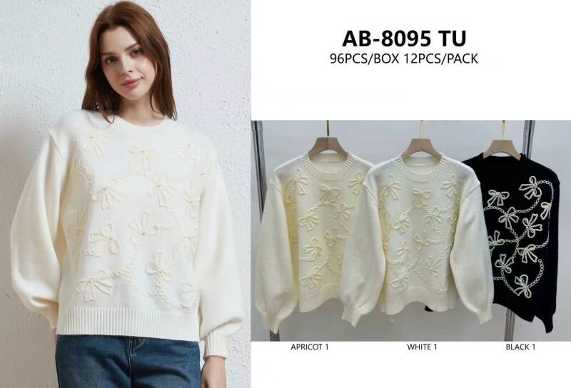 Swetry damskie Roz Standard, Mix Kolor Paczka 3 szt