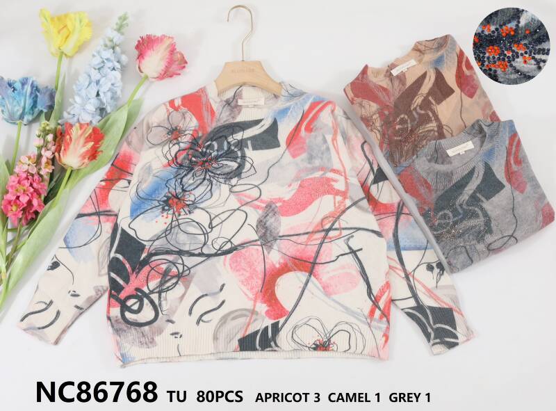 Swetry damska (Francja produkt) Roz Standard, Mix Kolor .Paczka 5 szt