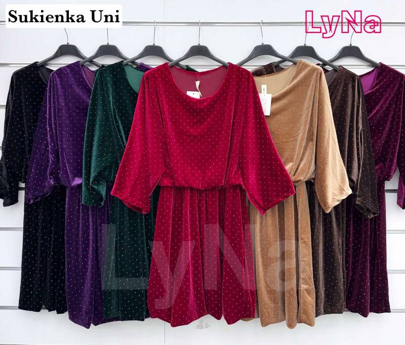 Sukienki damskie (Włoskie produkt) Roz Standard, Mix Kolor Paczka 5 szt