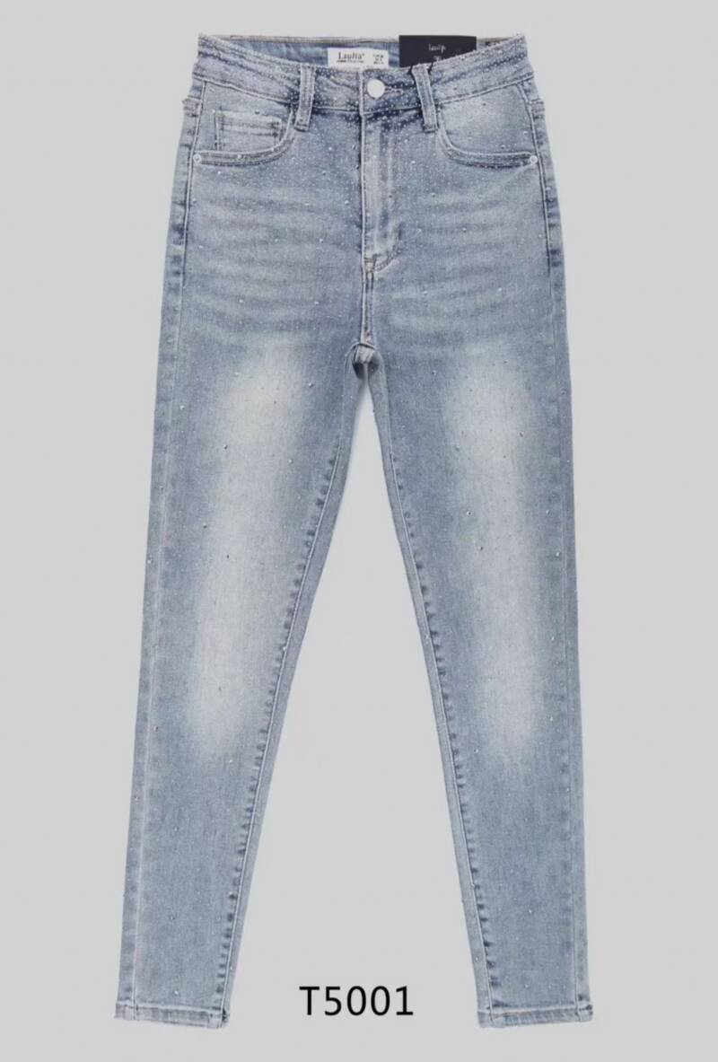 Spodnie damskie jeansy Roz XS-XL, 1 Kolor Paczka 10 szt