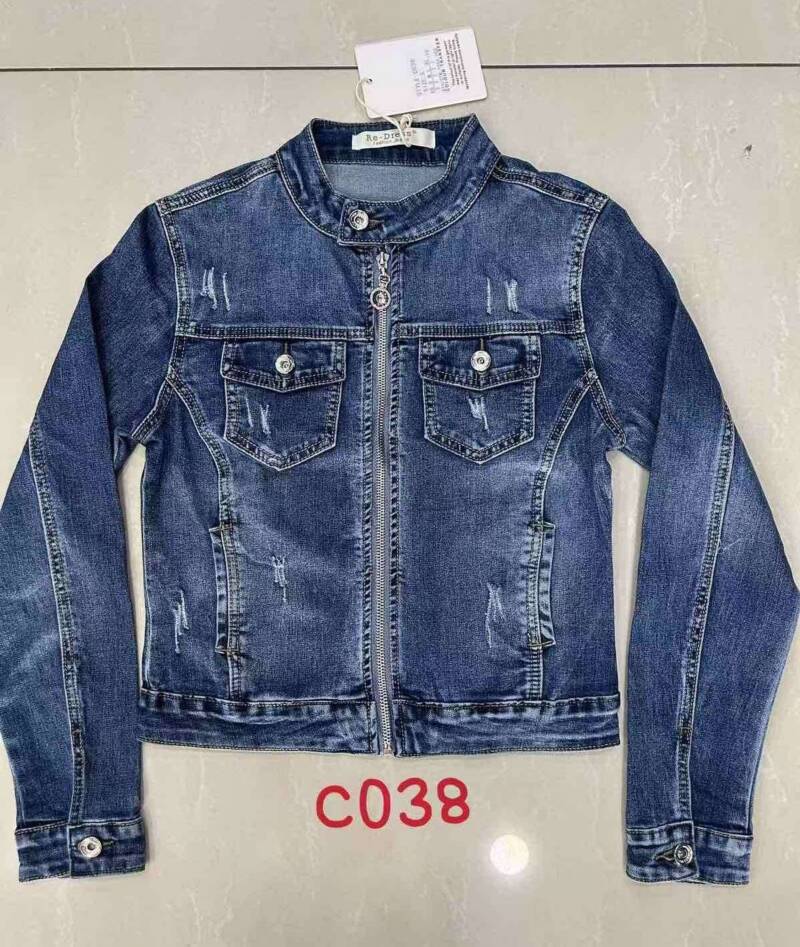 Kurtki damskie jeansy Roz M-3XL, 1 Kolor Paczka 10 szt