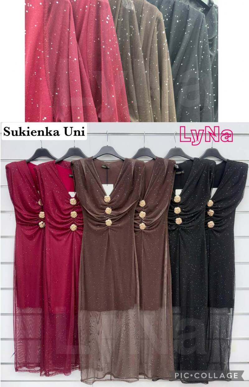 Sukienki damskie (Włoskie produkt) Roz Standard, Mix Kolor Paczka 5 szt