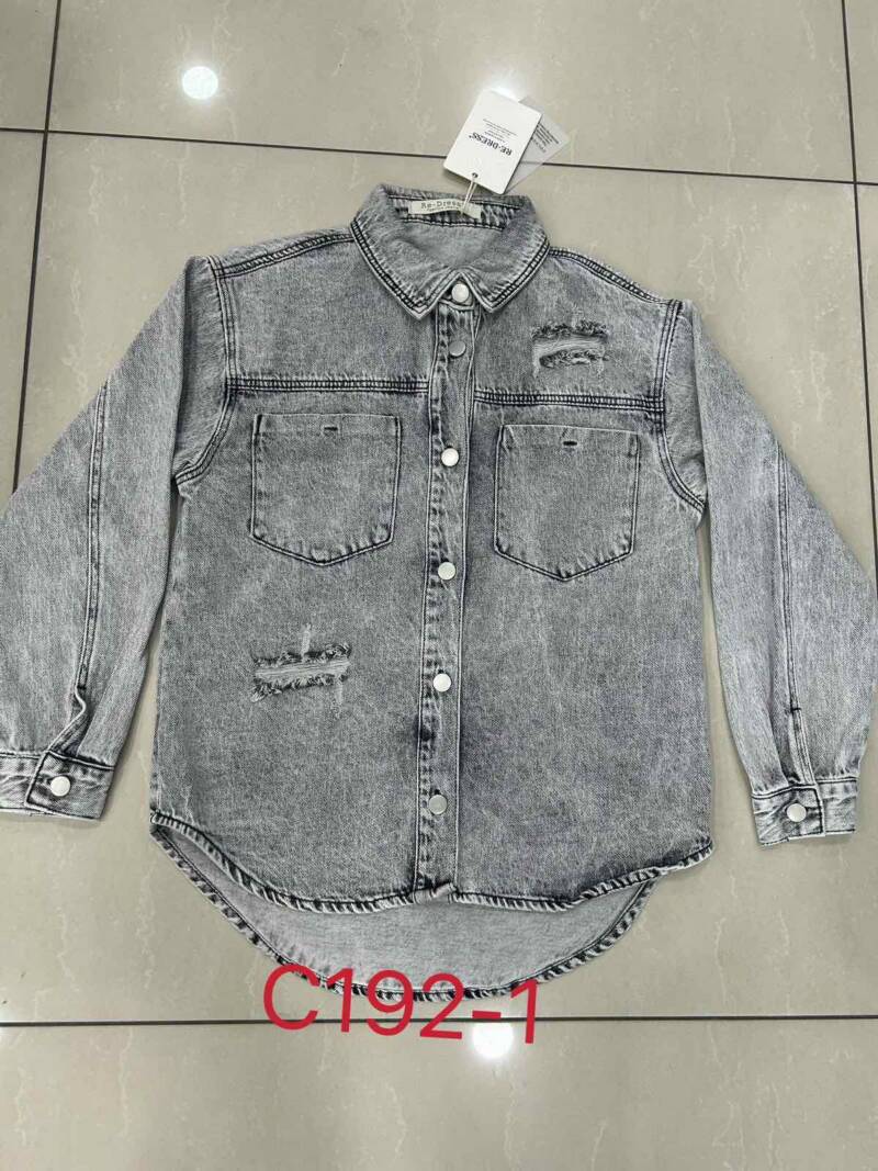 Kurtki damskie jeansy Roz XS-XL, 1 Kolor Paczka 10 szt