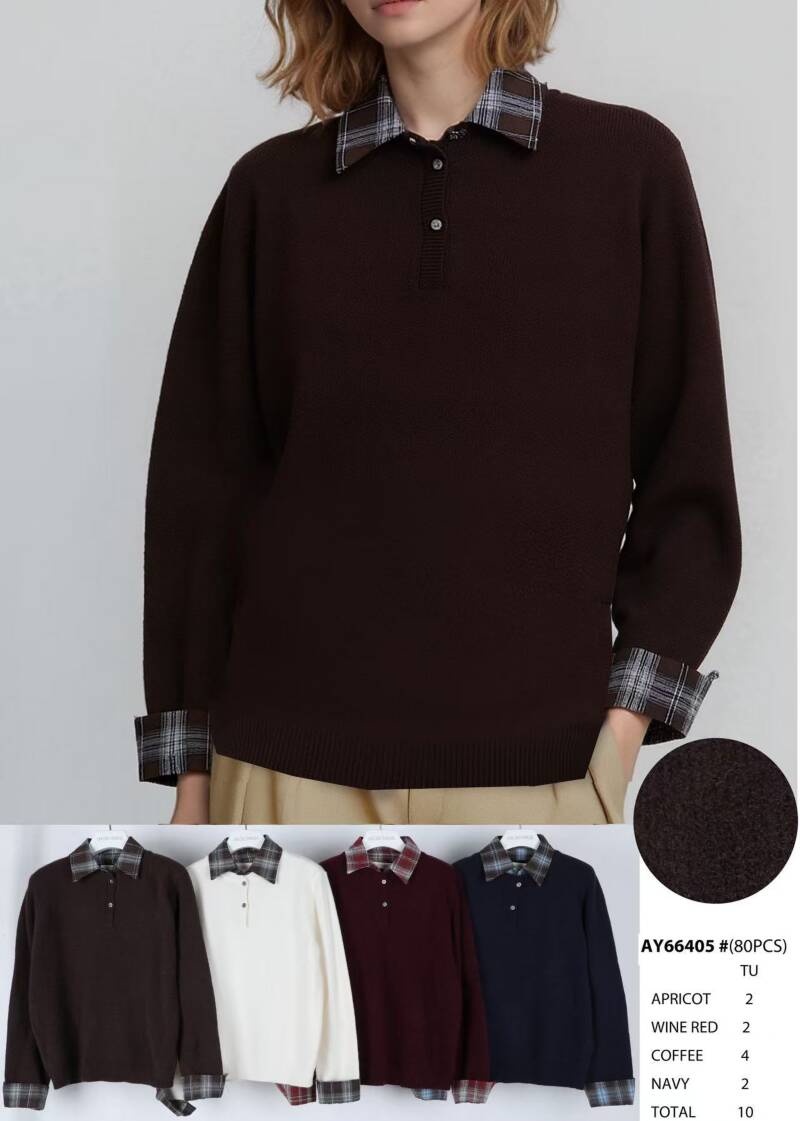 Swetry damska (Francja produkt) Roz Standard, Mix Kolor .Paczka 10 szt