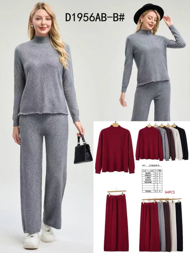 Komplet damskie Roz Standard, Mix Kolor Paczka 8 szt