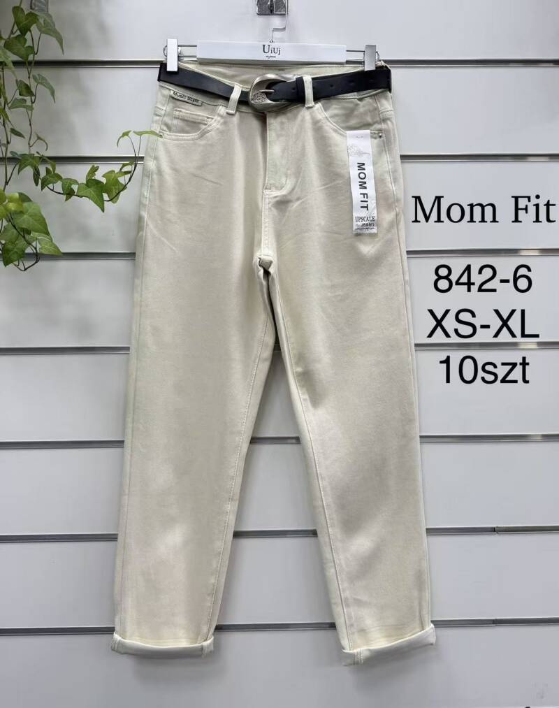 Spodnie damskie jeansy Roz XS-XL, 1 Kolor Paczka 10 szt