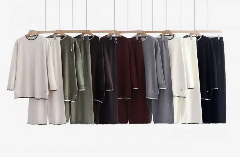 Komplet damskie Roz Standard, Mix Kolor Paczka 10 szt