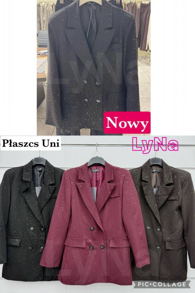 Płaszcze Damskie (Włoskie produkt) Roz Standard, Mix Kolor Paczka 5 szt