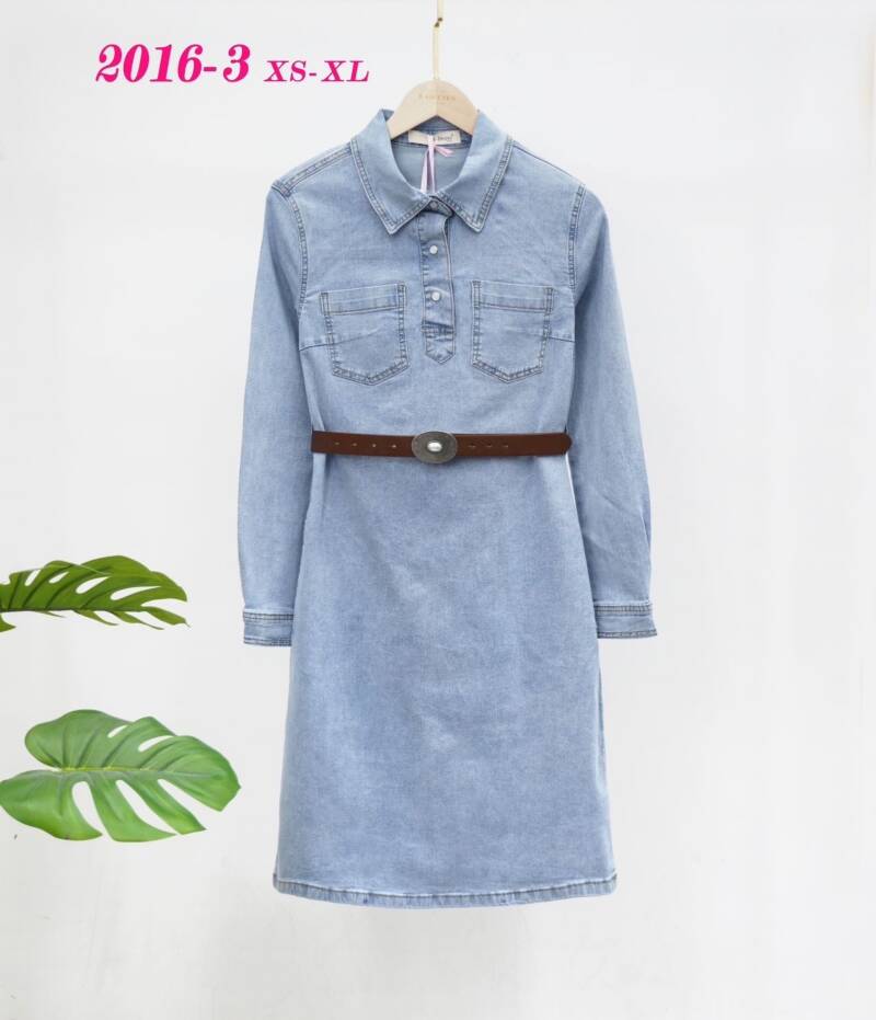 Sukienki damskie jeansy Roz XS-XL, 1 Kolor Paczka 10 szt