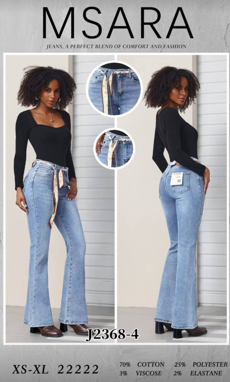 Spodnie damskie jeansy Roz XS-XL 1 Kolor Paczka 10 szt