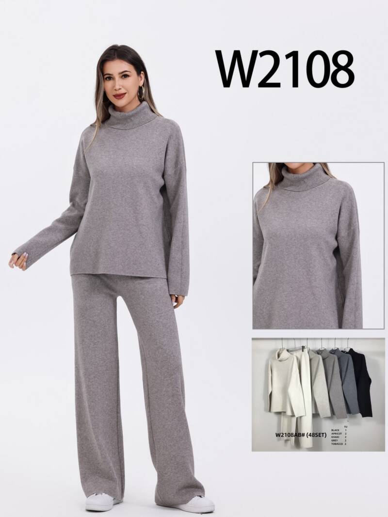 Komplet damska (Francja produkt) Roz Standard, Mix Kolor .Paczka 8 szt