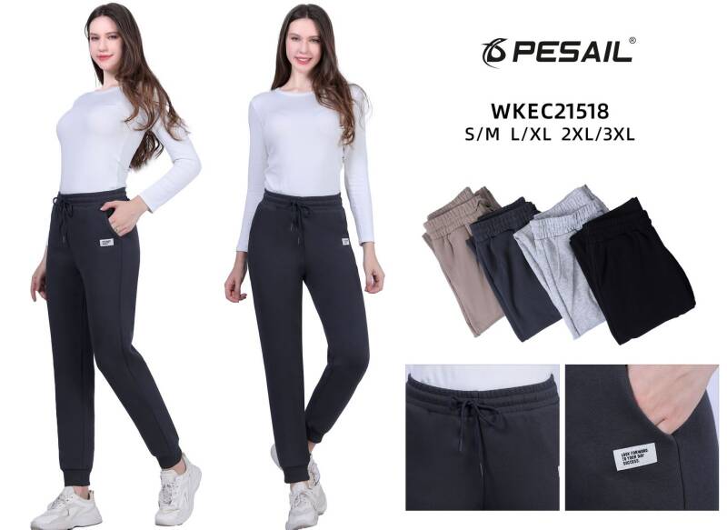 Spodnie damskie Roz S-3XL, 1 kolor Paczka 10 szt