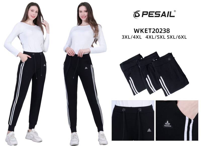 Spodnie damskie Roz 3XL-6XL, 1 kolor Paczka 10 szt