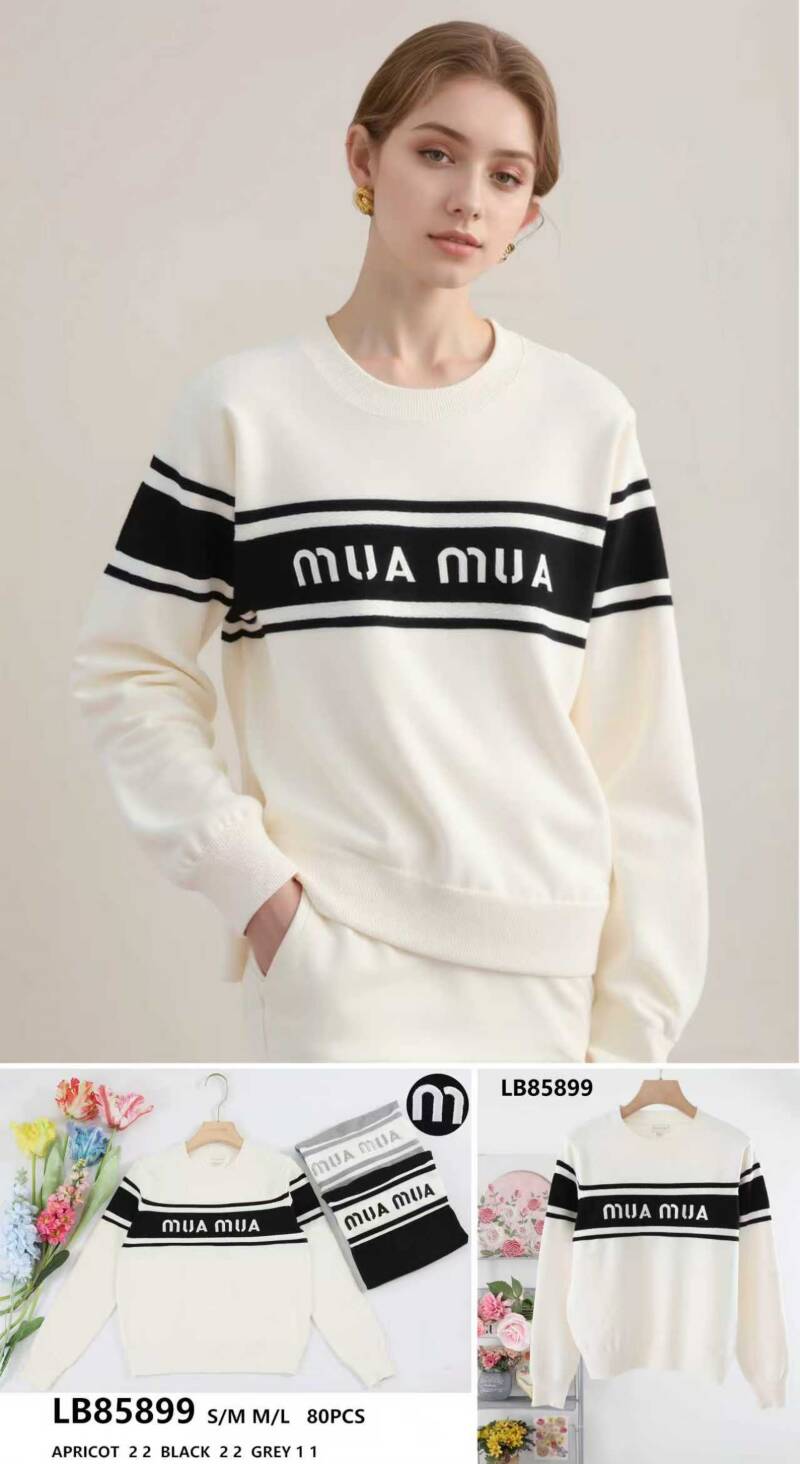 Swetry damska (Francja produkt) Roz S/M-L/XL, Mix Kolor .Paczka 10 szt