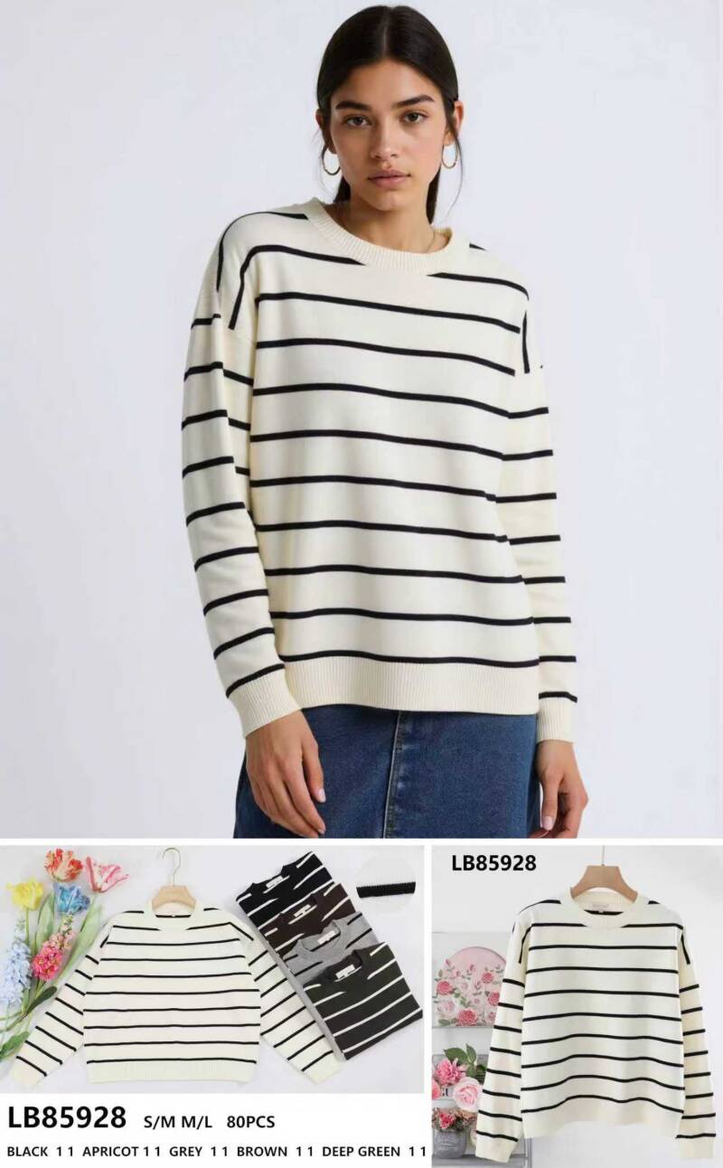 Swetry damska (Francja produkt) Roz S/M-L/XL, Mix Kolor .Paczka 10 szt