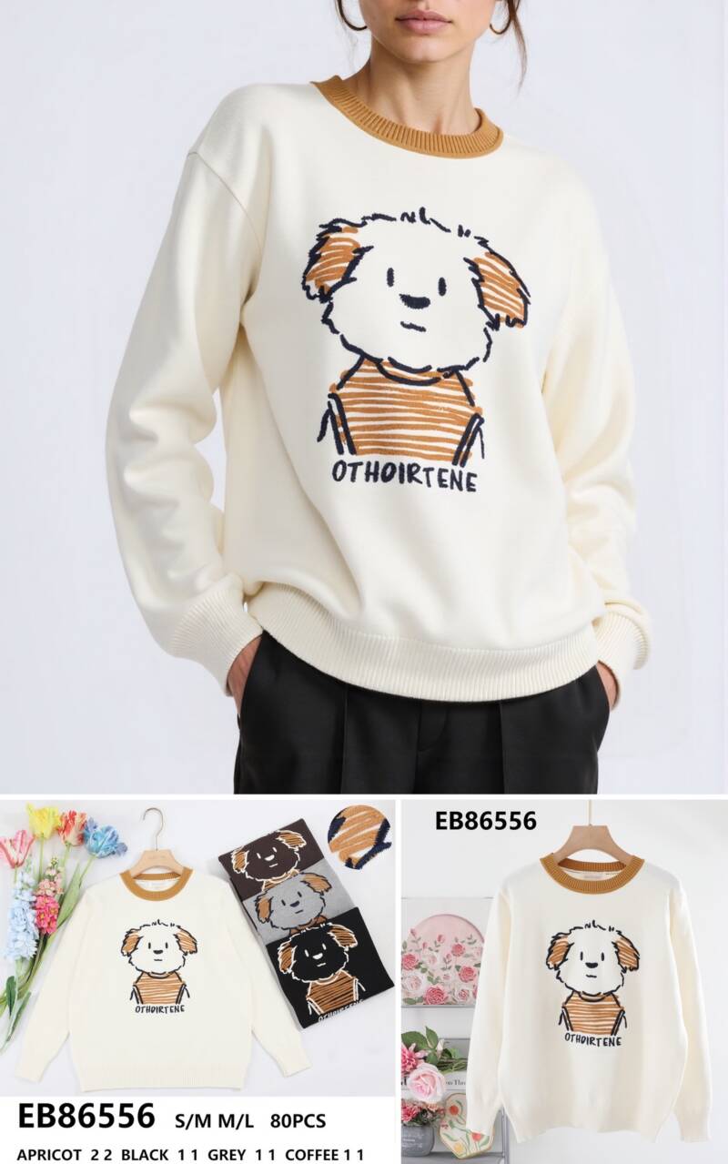 Swetry damska (Francja produkt) Roz S/M-L/XL, Mix Kolor .Paczka 10 szt