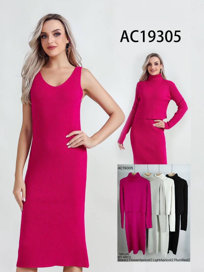 Komplet damska (Francja produkt) Roz S/M-L/XL, Mix Kolor .Paczka 8 szt