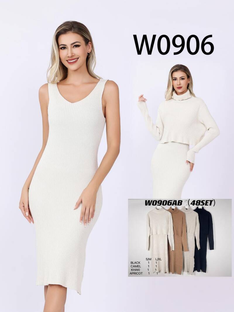 Komplet damska (Francja produkt) Roz S/M-L/XL, Mix Kolor .Paczka 8 szt