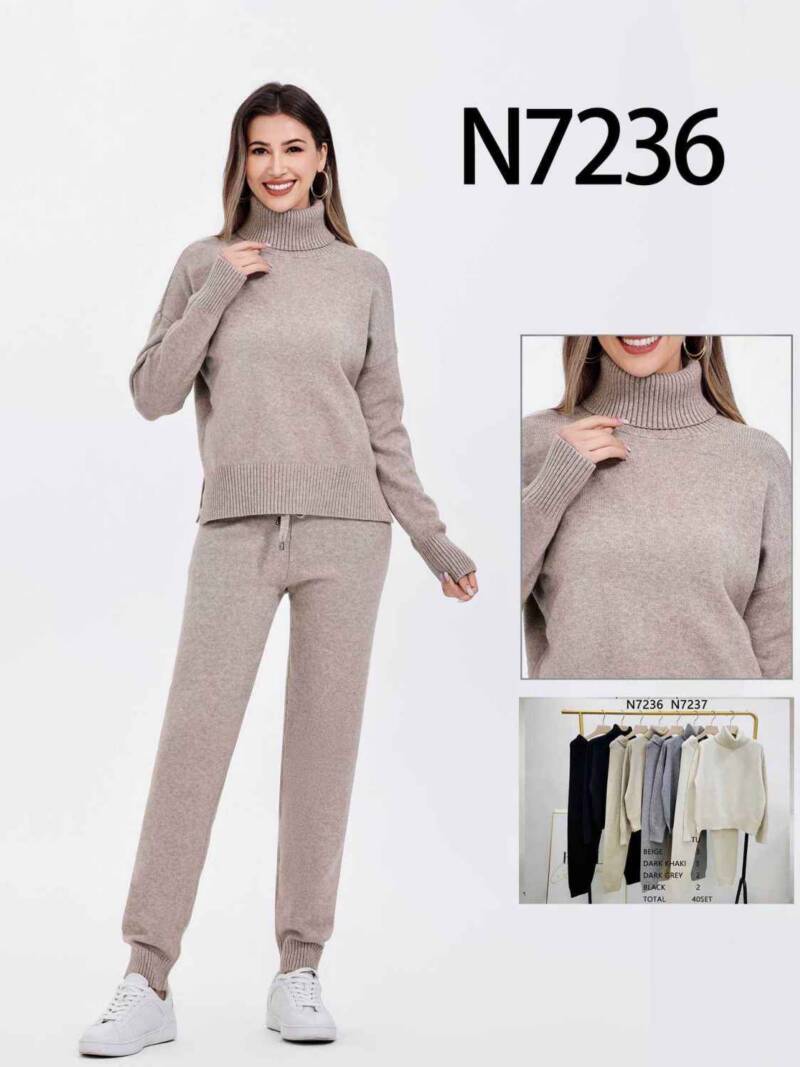 Komplet  damska (Francja produkt) Roz Standard, Mix Kolor .Paczka 10 szt