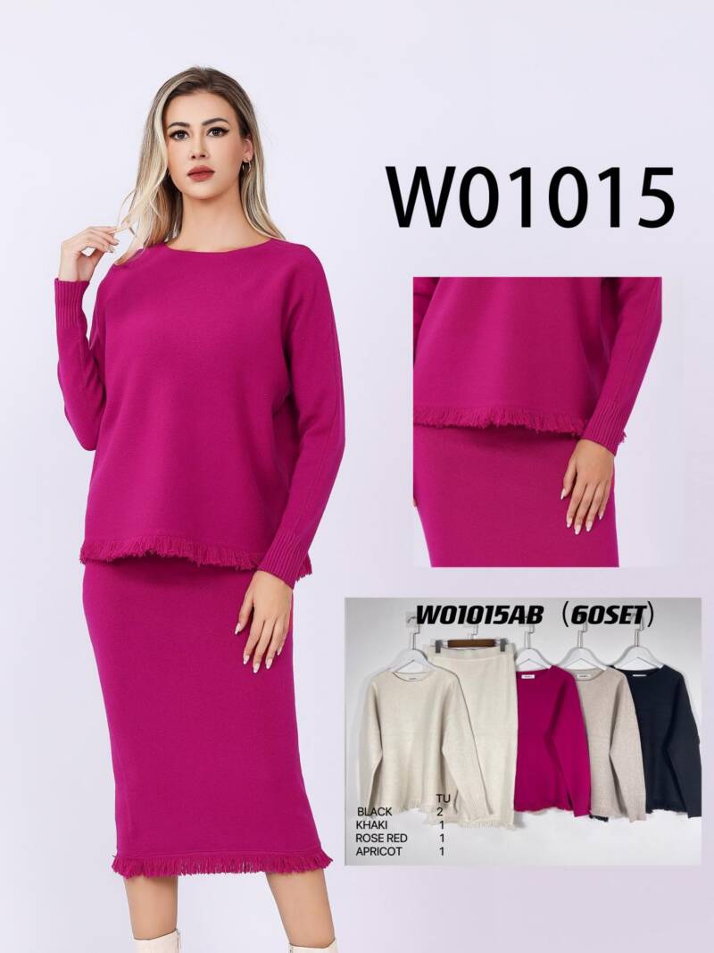 Komplet  damska (Francja produkt) Roz Standard, Mix Kolor .Paczka 5 szt