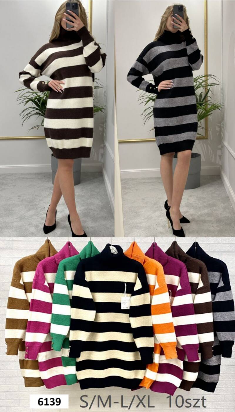 Sukienki damskie Roz S/M-L/XL, Mix Kolor .Paczka 10 szt