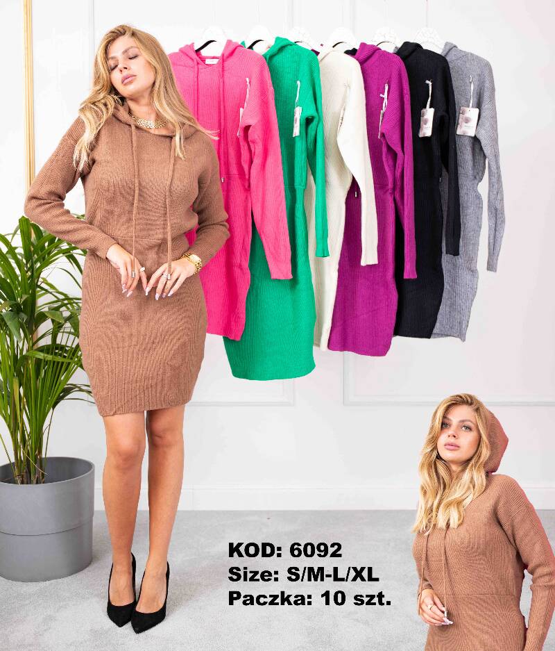 Sukienki damskie Roz S/M-L/XL, Mix Kolor .Paczka 10 szt