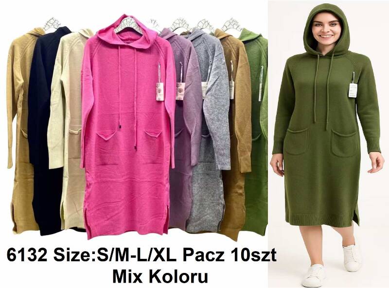 Sukienki damskie Roz S/M-L/XL, Mix Kolor .Paczka 10 szt