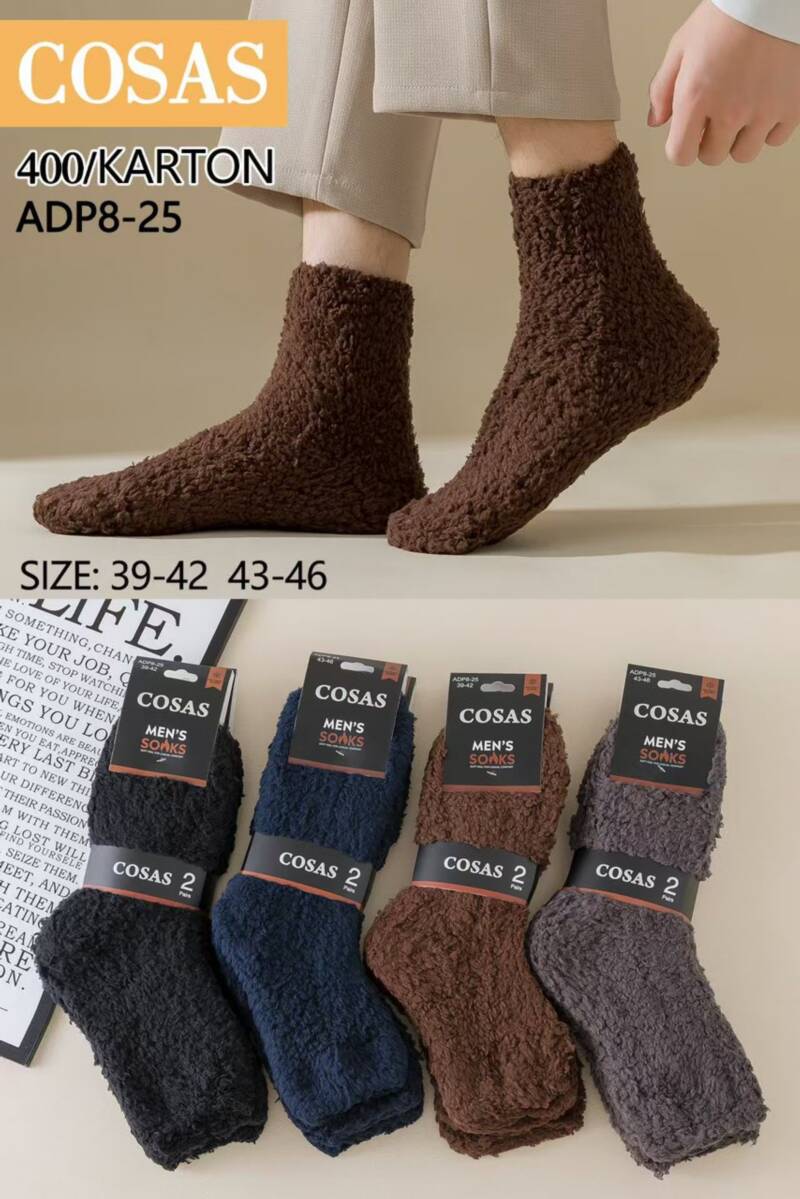 Skarpety męskie Roz 39-46, Mix kolor Paczka 40 szt