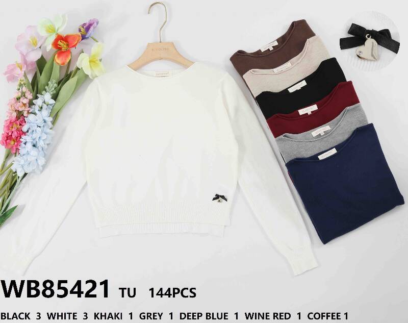 Swetry damska (Francja produkt) Roz Standard, Mix Kolor .Paczka 12 szt